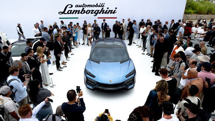 Lamborghini Unveils Lanzador EV Concept At The Quail, A Motorsports Gathering